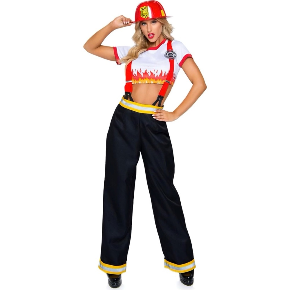 Leg Avenue Women's Five-Alarm Firefighter Halloween Costume
